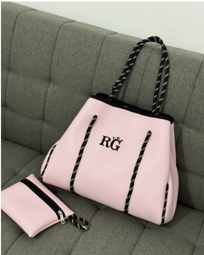 0725-TOTE NEVERFULL PERSONALIZABLE ROSADA