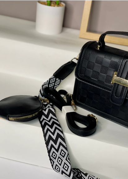 1002- BOLSO AMANDA NEGRO