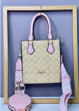 1016- MINI SHOPPER RAGA ROSADA