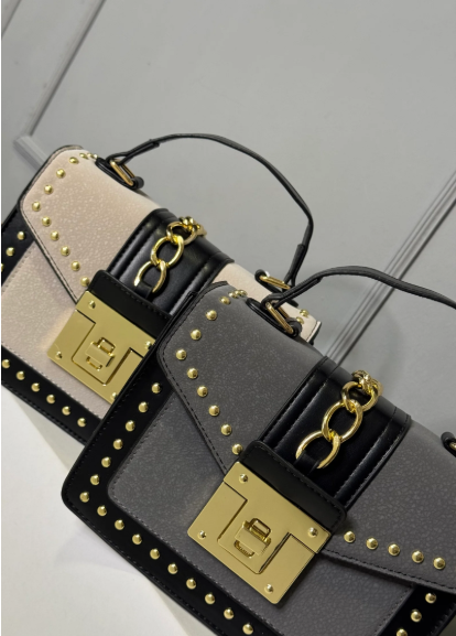 1017-BOLSO TACHES GRIS JASPE