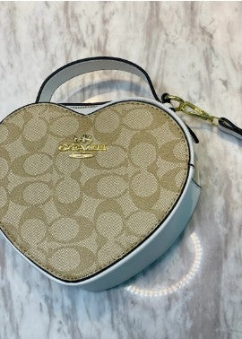 3855-MANOS LIBRE COACH MONOGRAM BEIGECAQUI