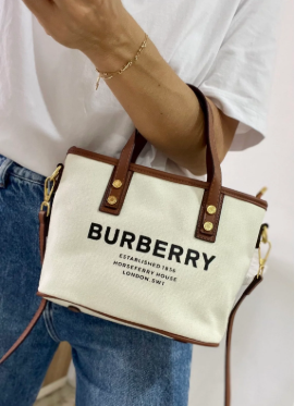 3858-MANOS LIBRE BURBERRY-BLANCO/CAFE