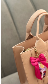 6607-BOLSO CHLOE-ROSA PÁLIDO + LLAVERO