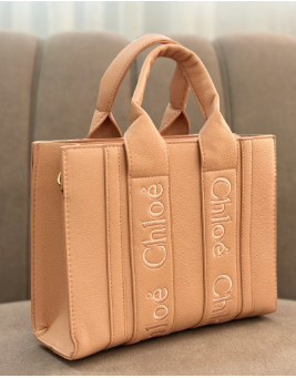 6607-BOLSO CHLOE-ROSA PÁLIDO + LLAVERO