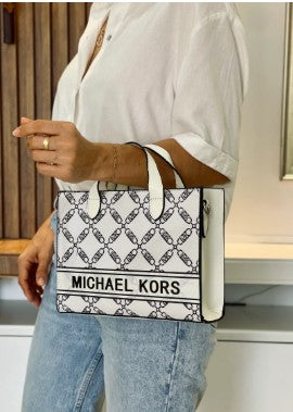 B1130-MICHAEL KORS TOTE BLANCO