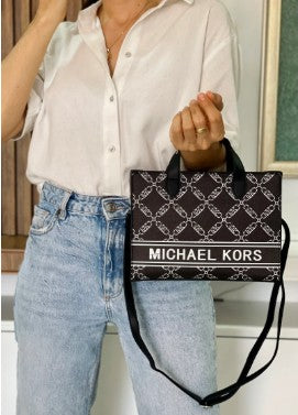 B1130-MICHAEL KORS TOTE NEGRO