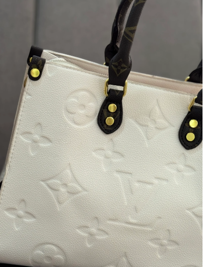 860 TOTE LV MONOGRAM GRANDE BIEGE/ CAFE