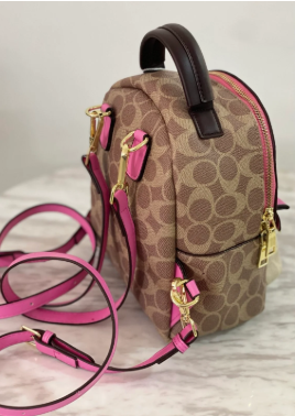 MINI MORRAL-CAFE/BEIGE/FUCSIA
