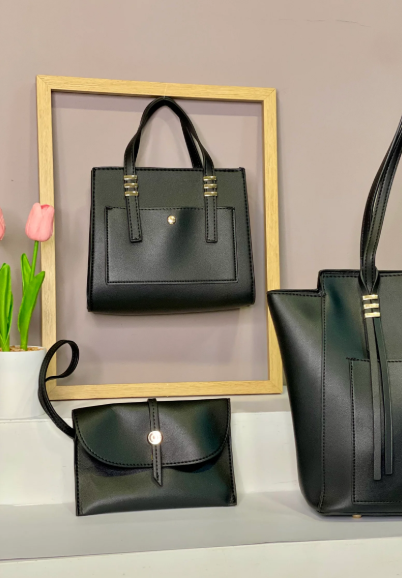 RA-05 BOLSO EN TRIO NEGRO