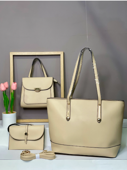 RA-06 BOLSO EN TRIO BEIGE