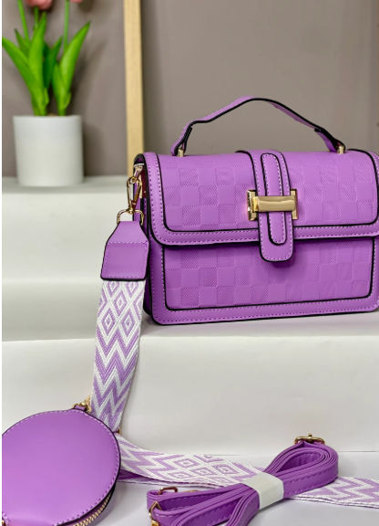1002- BOLSO AMANDA MORADO