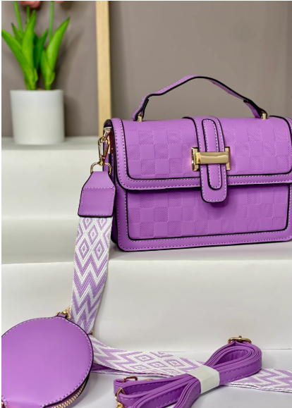 1002- BOLSO AMANDA MORADO