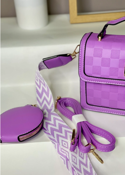 1002- BOLSO AMANDA MORADO