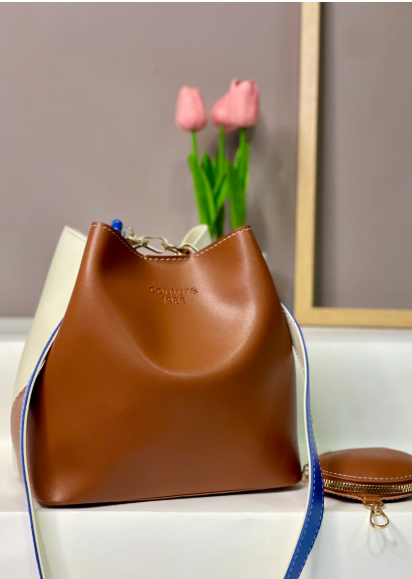 1003- TULA BICOLOR CAFE/BLANCO