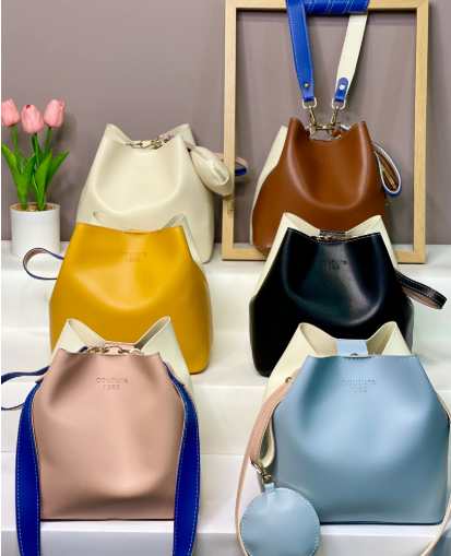 1003- TULA BICOLOR NEGRO/BLANCO