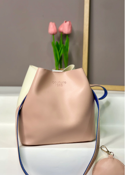 1003- TULA BICOLOR ROSADO/BLANCO