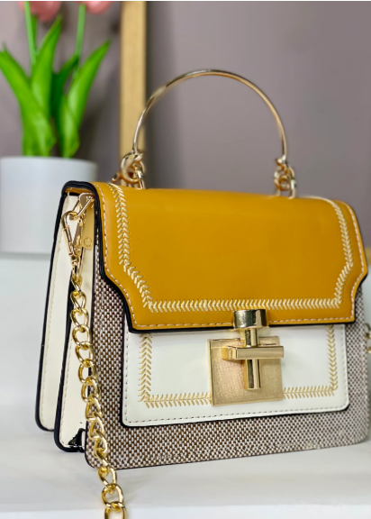 1007- BOLSO SUSANA AMARILLO