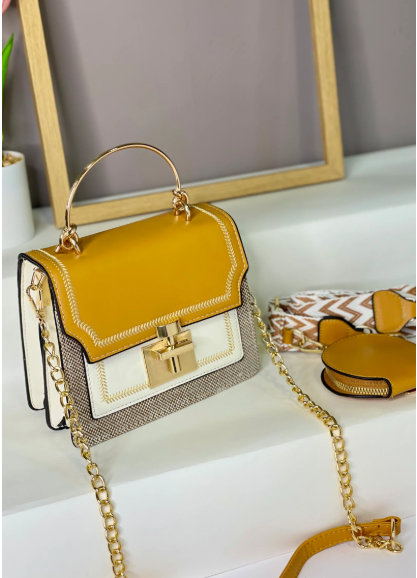 1007- BOLSO SUSANA AMARILLO