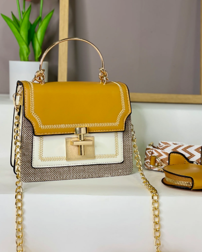 1007- BOLSO SUSANA AMARILLO