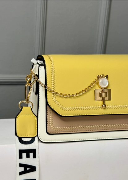 1008- KITTY BAG AMARILLO