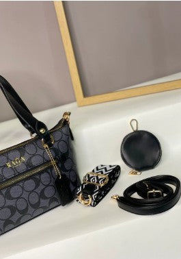 1014- MICRO TOTE RAGA NEGRO