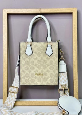1016- MINI SHOPPER RAGA BLANCO