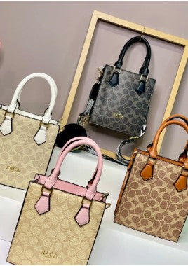 1016- MINI SHOPPER RAGA BLANCO