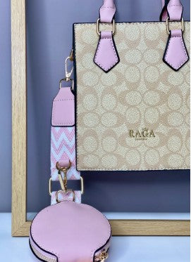 1016- MINI SHOPPER RAGA ROSADA