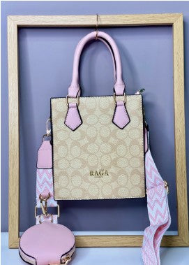 1016- MINI SHOPPER RAGA ROSADA