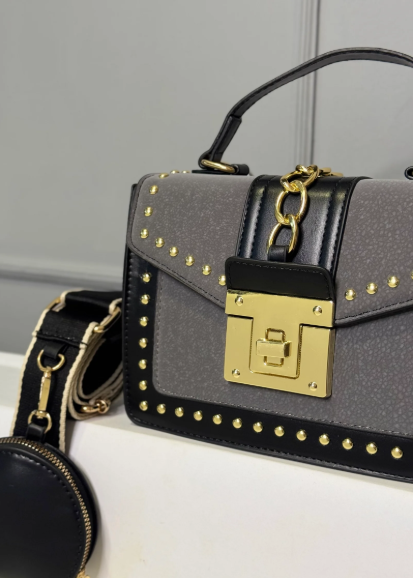 1017-BOLSO TACHES GRIS RATON