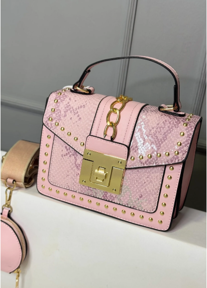 1017-BOLSO TACHES ROSA