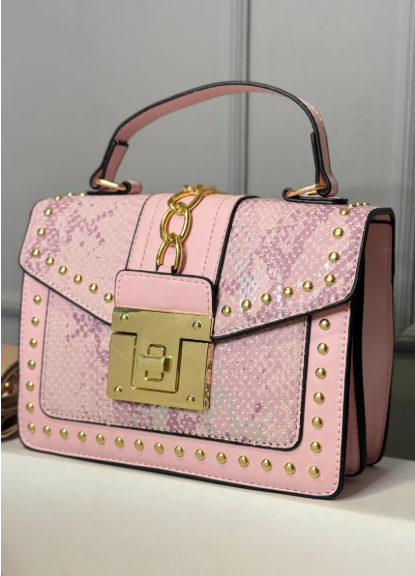 1017-BOLSO TACHES ROSA