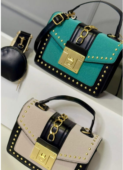 1017-BOLSO TACHES VERDE