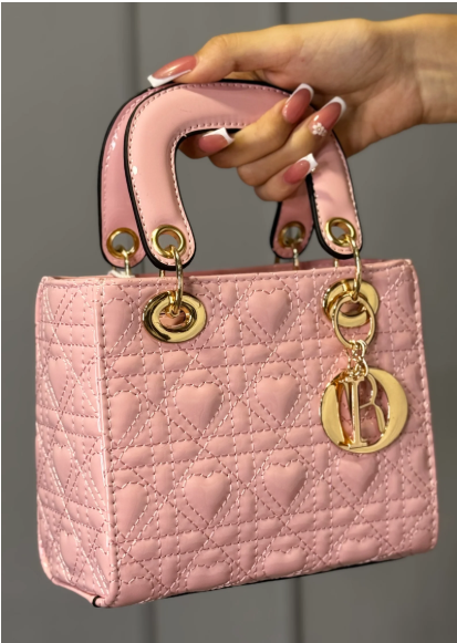 1022- MINI LADY BAG - ROSADO