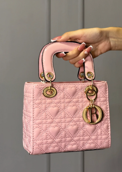 1022- MINI LADY BAG - ROSADO