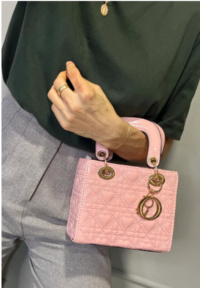 1022- MINI LADY BAG - ROSADO