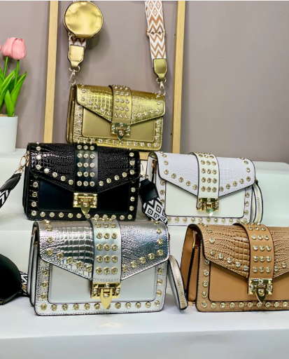 1024- BOLSO ROCKER BLANCO