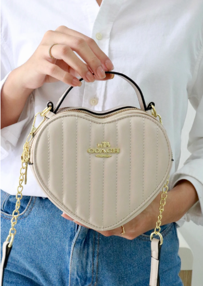 2030-COACH CORAZÓN RELIEVE CAQUI