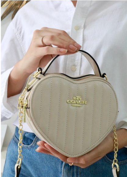 2030-COACH CORAZÓN RELIEVE CAQUI