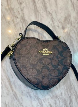 3855-MANOS LIBRE COACH MONOGRAM CAFÉ