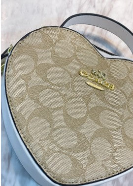 3855-MANOS LIBRE COACH MONOGRAM BEIGECAQUI