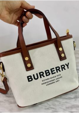 3858-MANOS LIBRE BURBERRY-BLANCO/CAFE