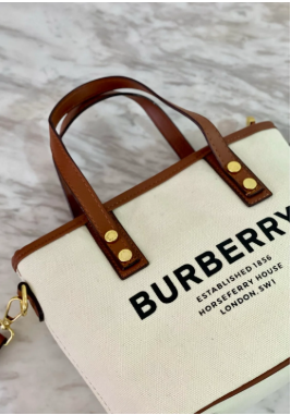 3858-MANOS LIBRE BURBERRY-BLANCO/CAFE