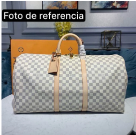 41416-MALETA LV-CUADROS BEIGE
