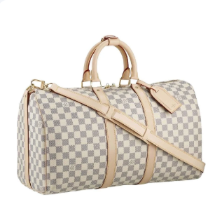 41416-MALETA LV-CUADROS BEIGE