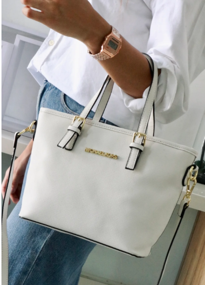 6602 - MANOS LIBRES JET SET MINI MICHAEL KORS BLANCO