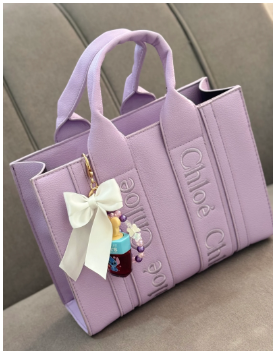 6607-BOLSO CHLOE-LILA + LLAVERO