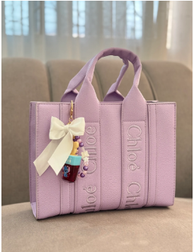 6607-BOLSO CHLOE-LILA + LLAVERO
