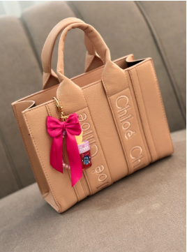 6607-BOLSO CHLOE-ROSA PÁLIDO + LLAVERO