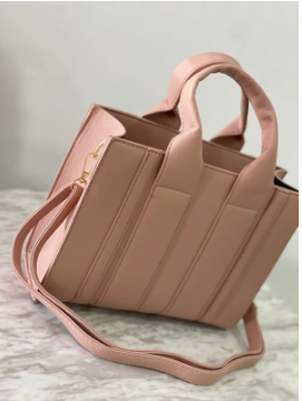 6607-BOLSO CHLOE-ROSA PÁLIDO + LLAVERO